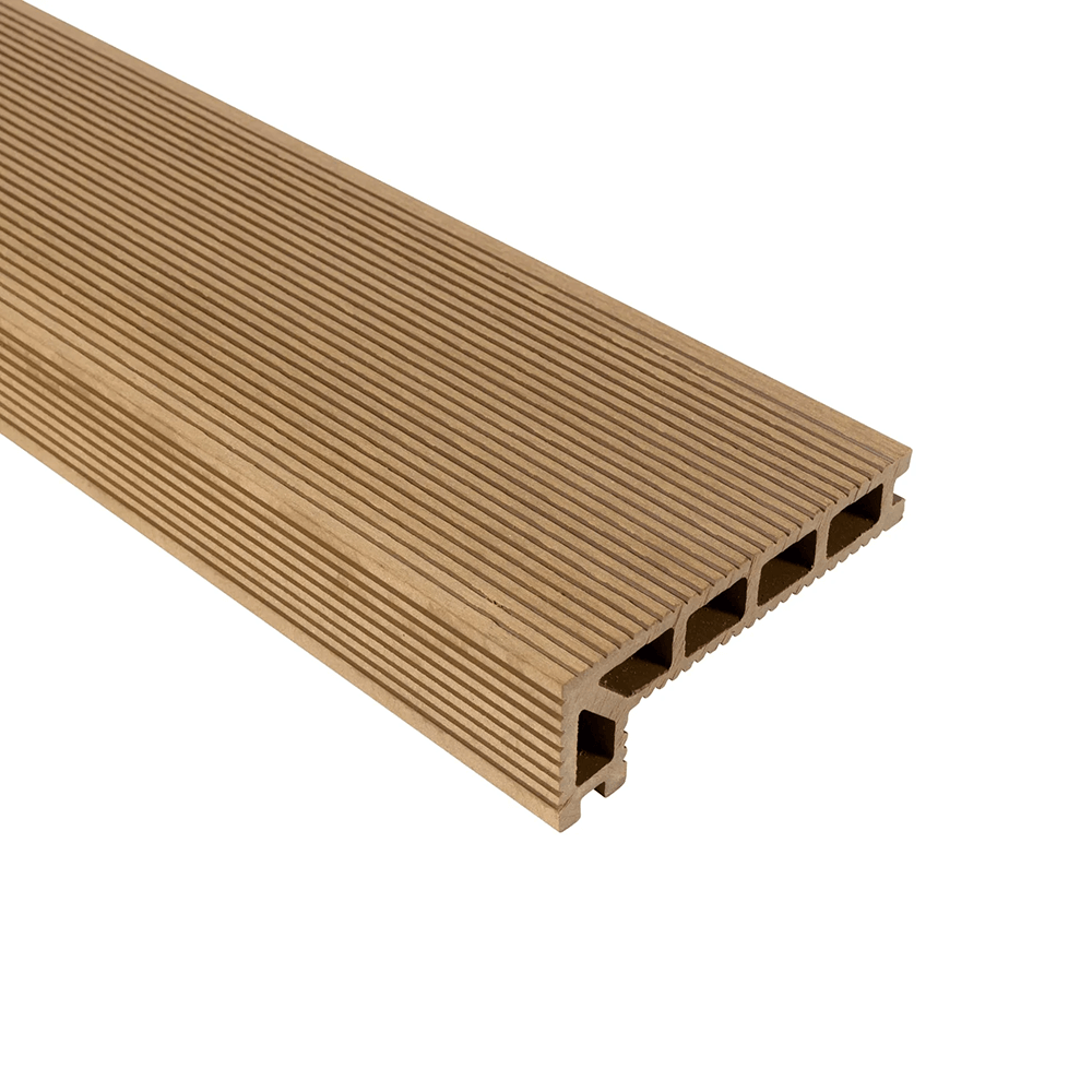 140mm x 50mm Triton Teak Composite Step Decking Board – 3m image